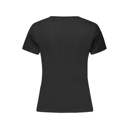 Black Cotton Tops & T-Shirt