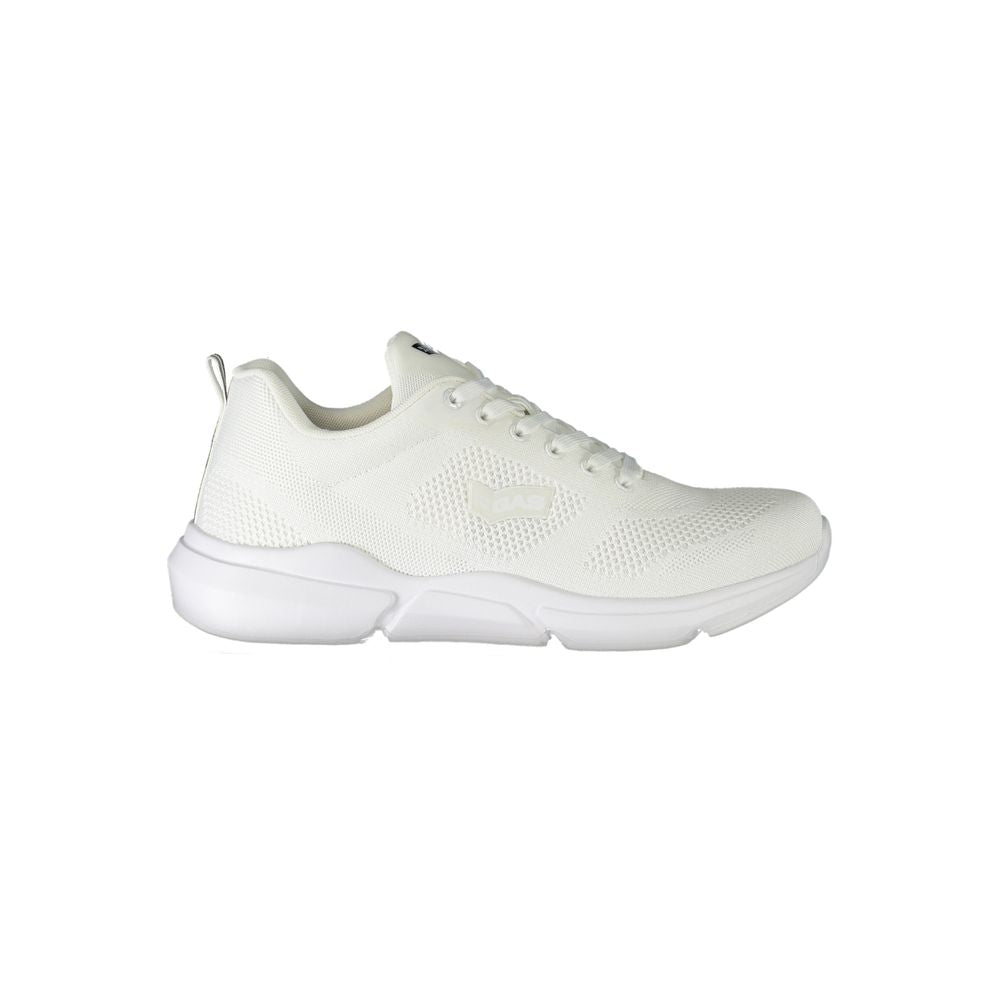 White Polyester Sneaker