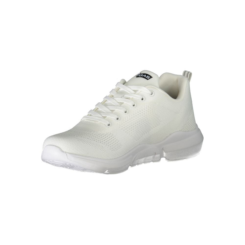 White Polyester Sneaker