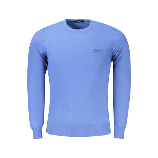 Blue Polyester Sweater