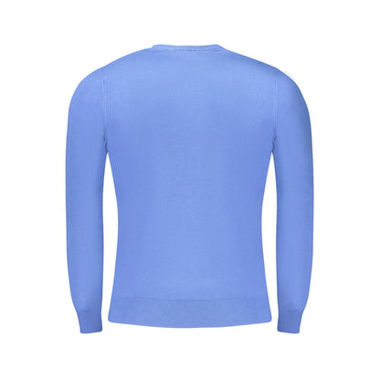 Blue Polyester Sweater