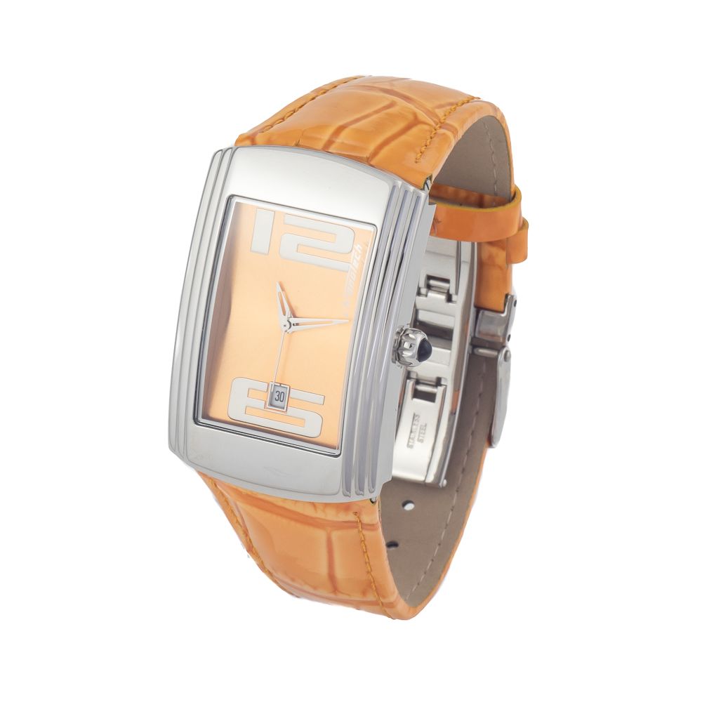 Orange Leather Watch