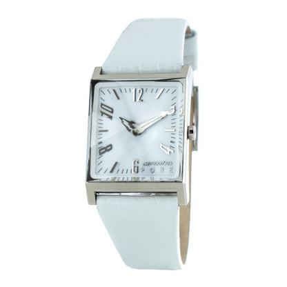 White Leather Watch