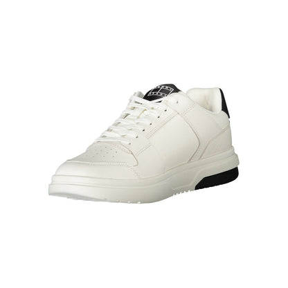 White Polyester Sneaker