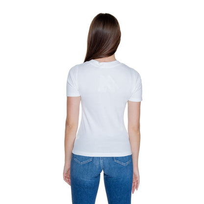 White Cotton Rigenerato Tops & T-Shirt