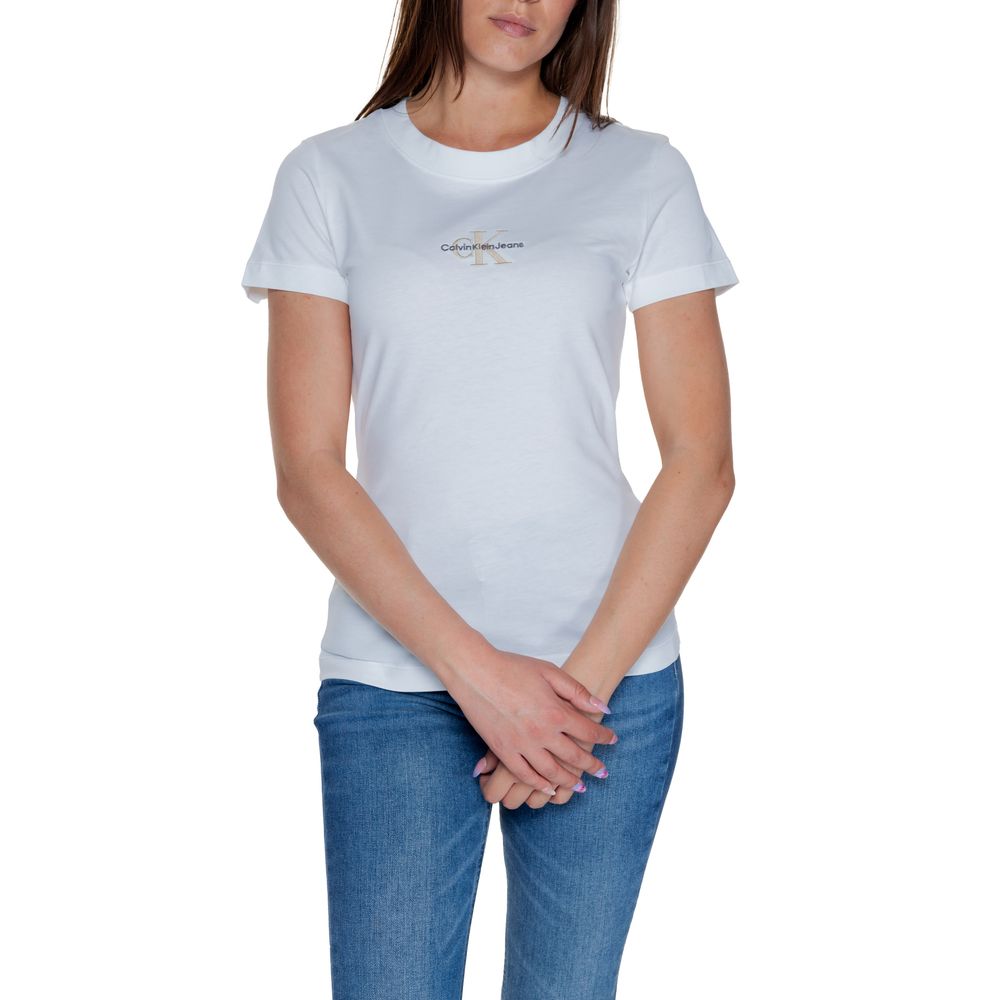 White Cotton Rigenerato Tops & T-Shirt