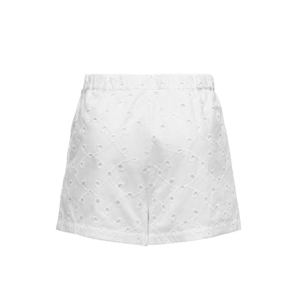 White Cotton Short