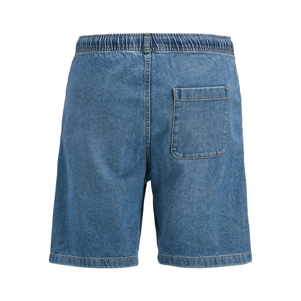 Light Blue Cotton Bermuda