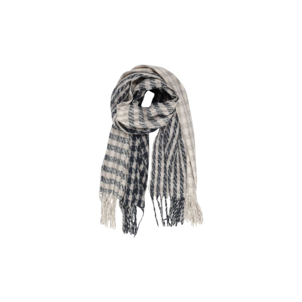 Gray Recycled Polyester Scarf