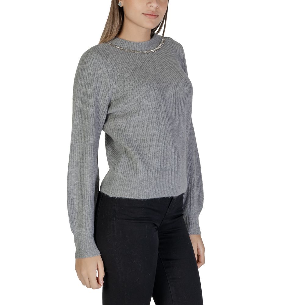 Gray Recycled Polyester Sweater