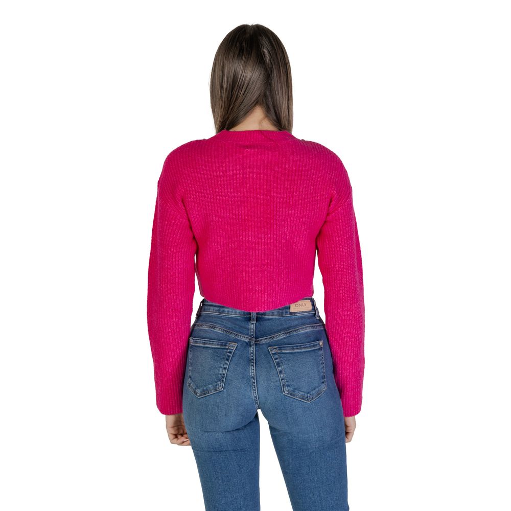 Pink Recycled Polyester Sweater