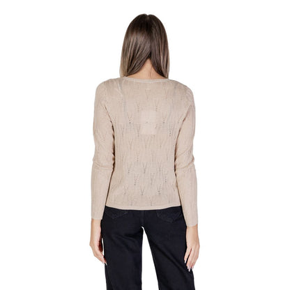 Beige Viscose Tops & T-Shirt