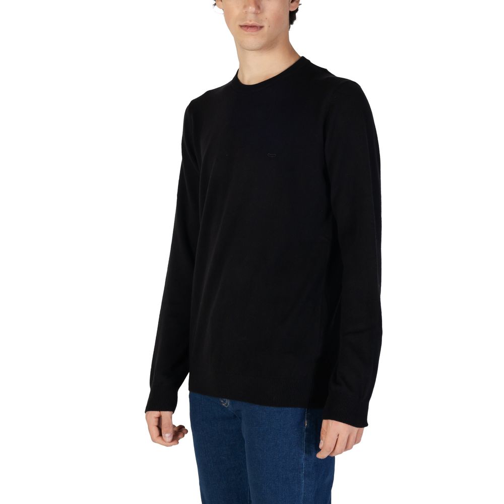 Black Cotton Sweater