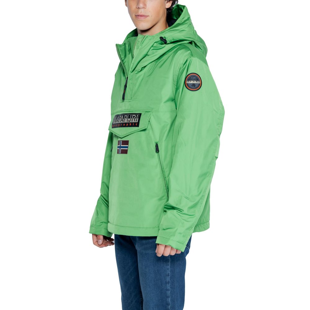 Green Polyester Jacket