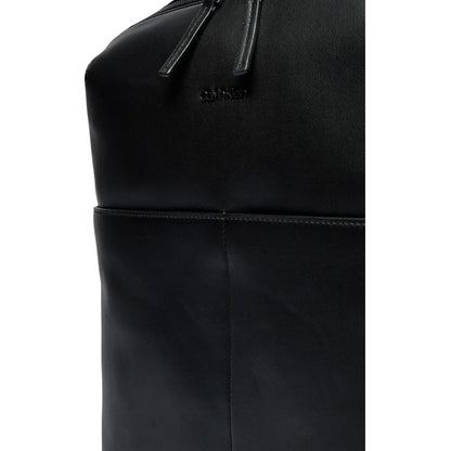 Black Polyethylene Backpack