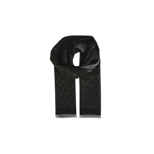 Black Wool Scarf