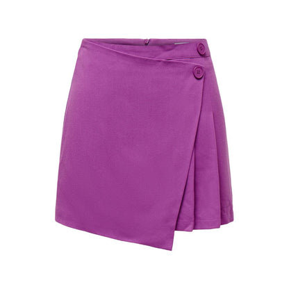 Purple Polyester Skirt