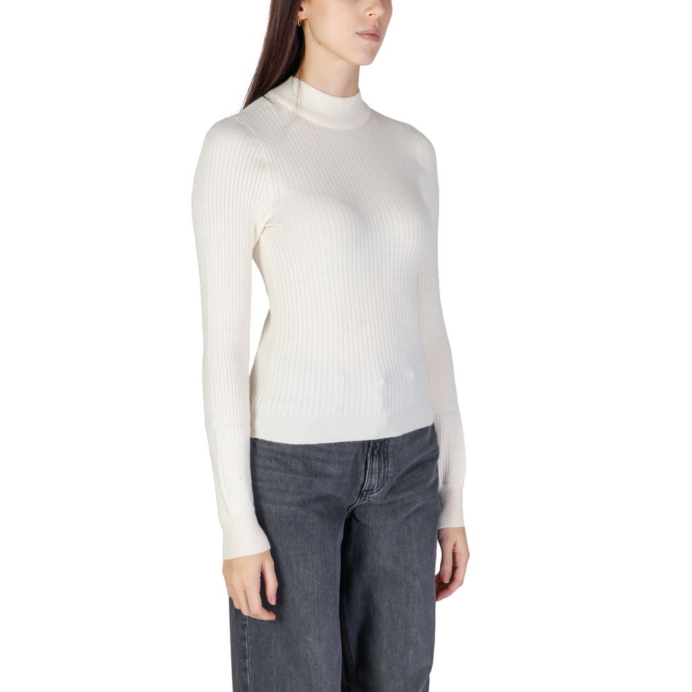 Cream Viscose Sweater