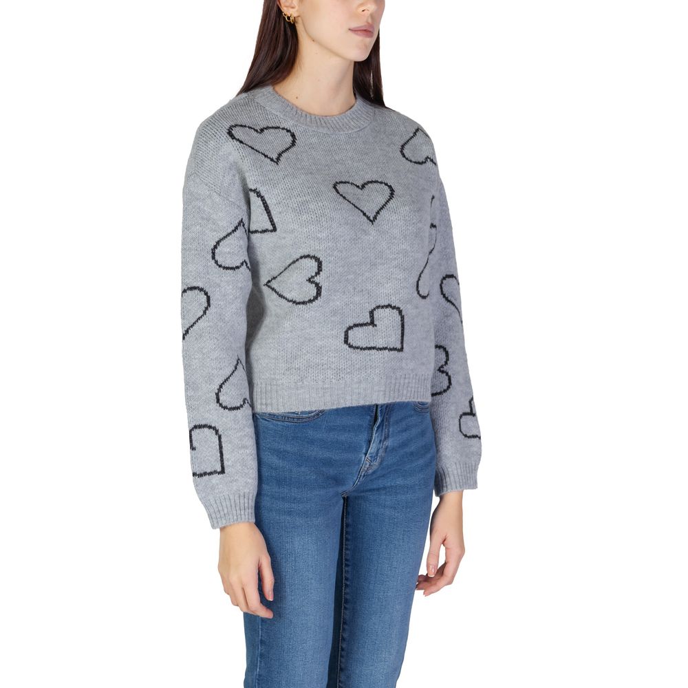 Gray Acrylic Sweater