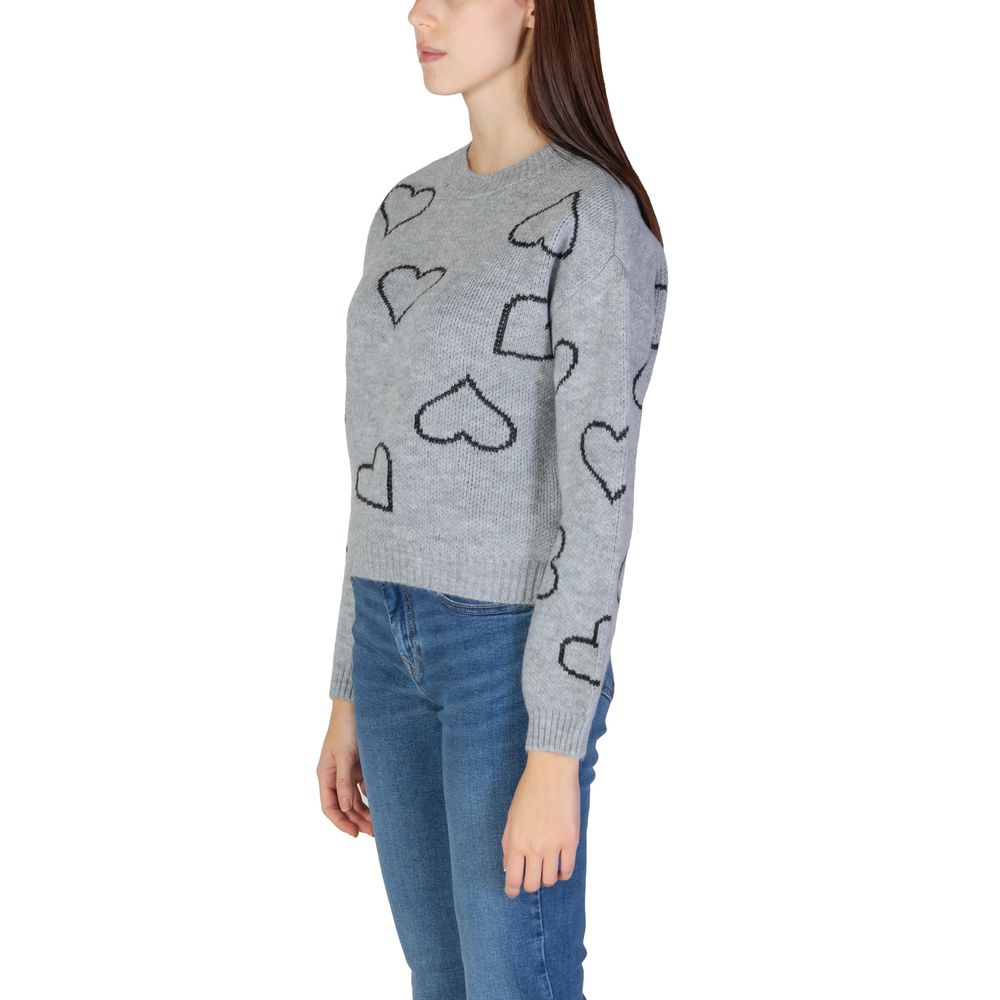 Gray Acrylic Sweater