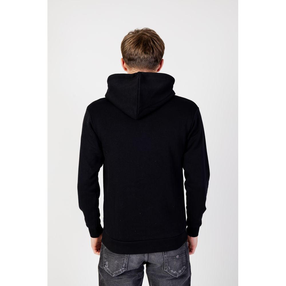 Black Polyester Hoodie