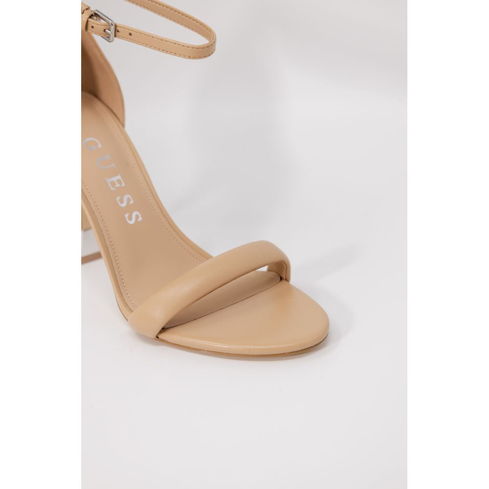 Beige Leather Pump