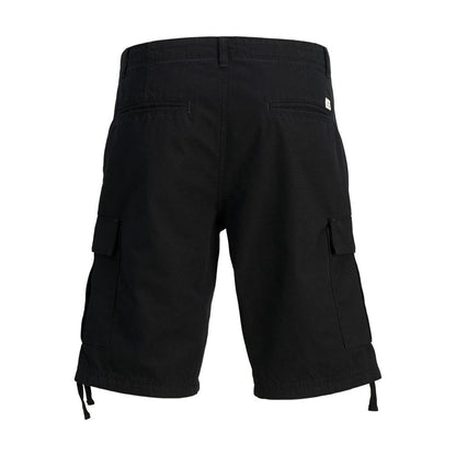 Black Cotton Bermuda