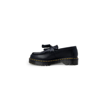 Black Leather Lace-Up Boot