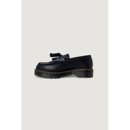 Black Leather Lace-Up Boot