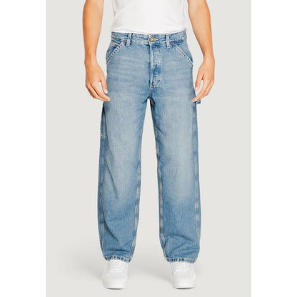 Blue Cotton Relaxed Fit Jeans