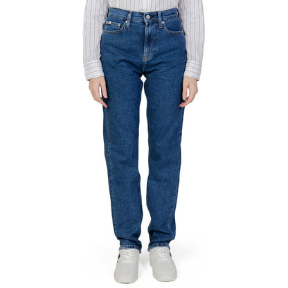Blue Cotton Slim Fit Jean