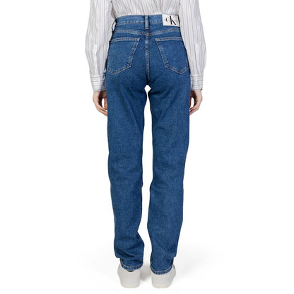 Blue Cotton Slim Fit Jean