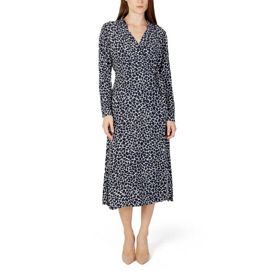 Blue Viscose Midi