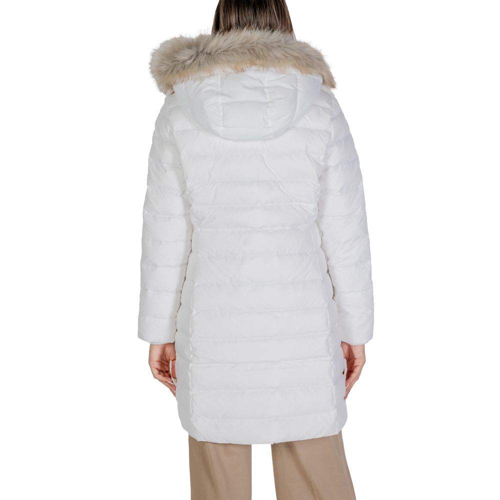 White Recycled Polyester Coat