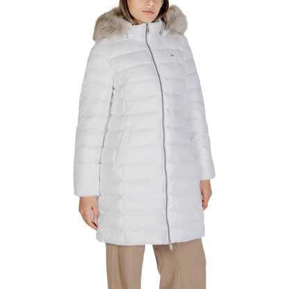 White Recycled Polyester Coat