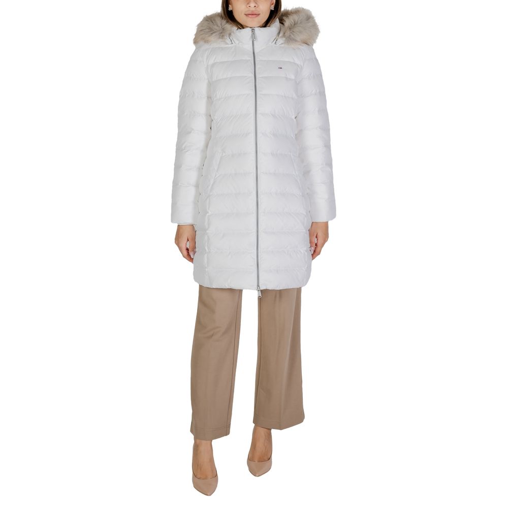 White Recycled Polyester Coat