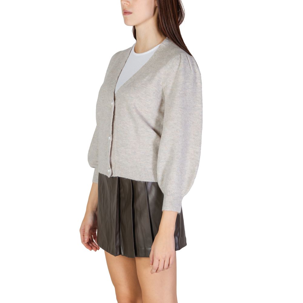 Gray Recycled Polyester Cardigan