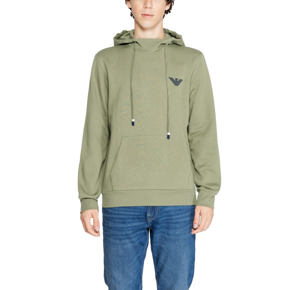Green Cotton Hoodie