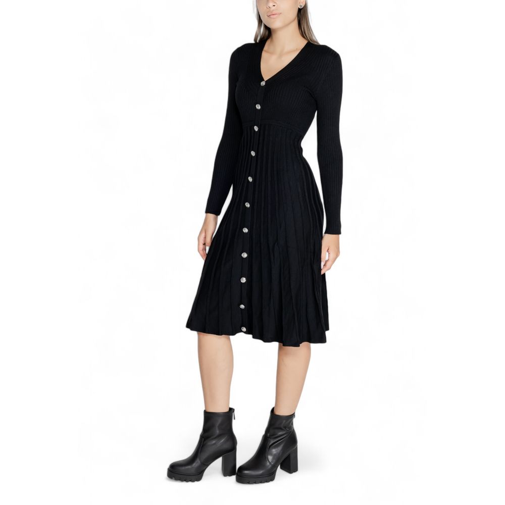 Black Polyester Dress