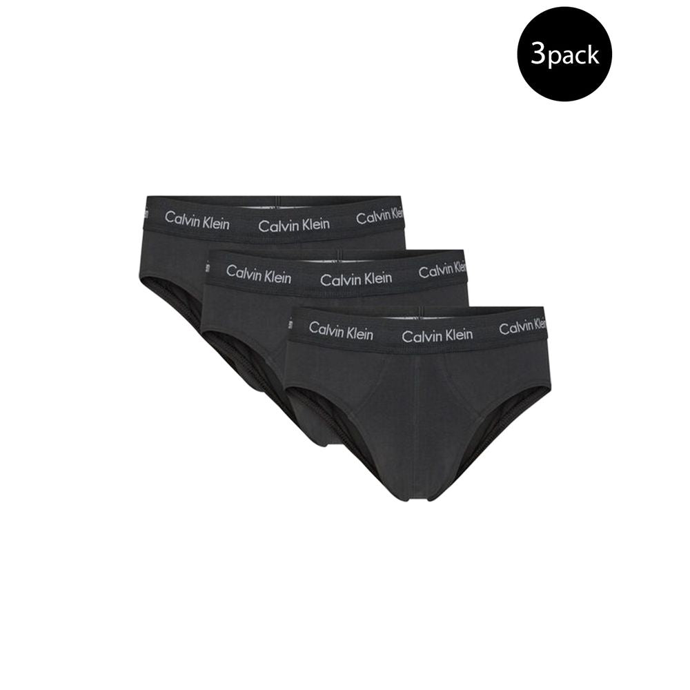 Black Elastane Briefs