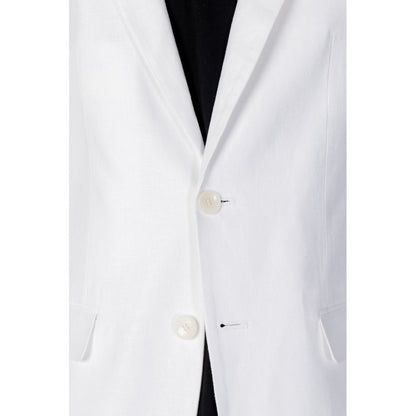 White Linen Blazer