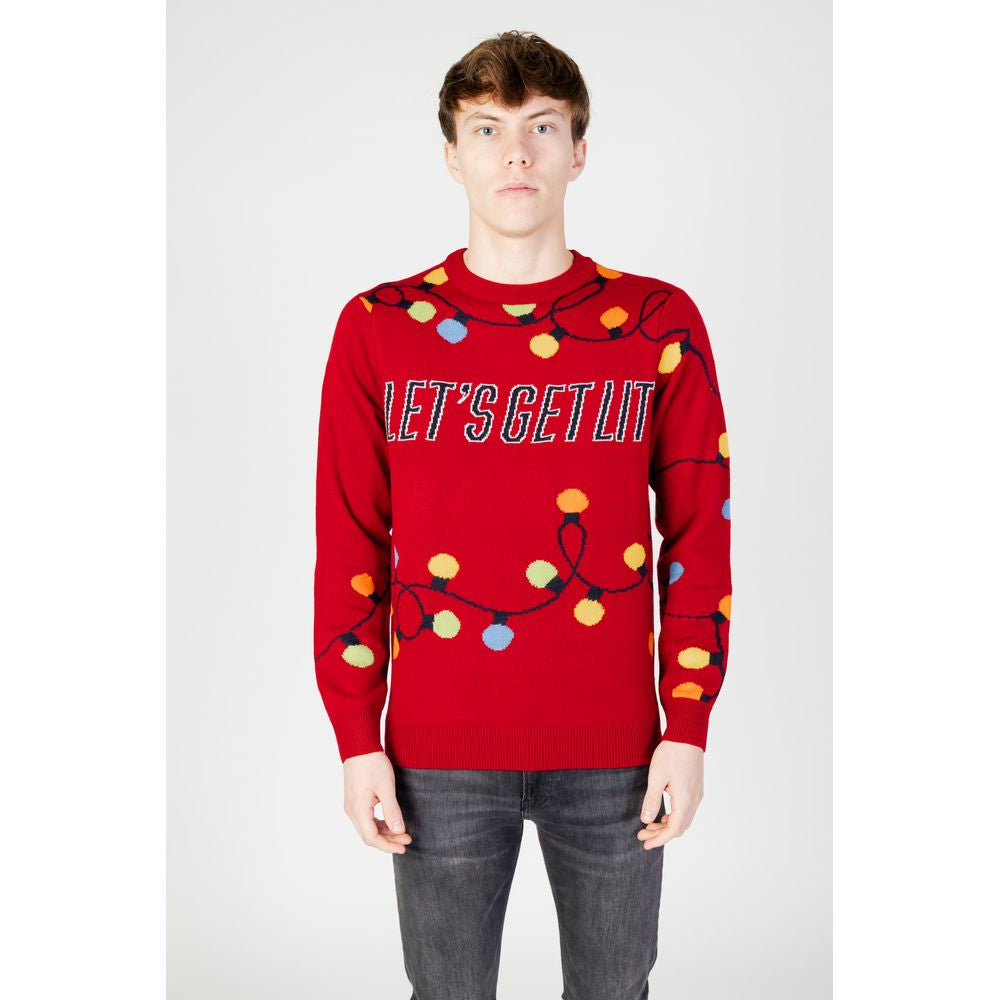 Red Marabou Sweatshirt