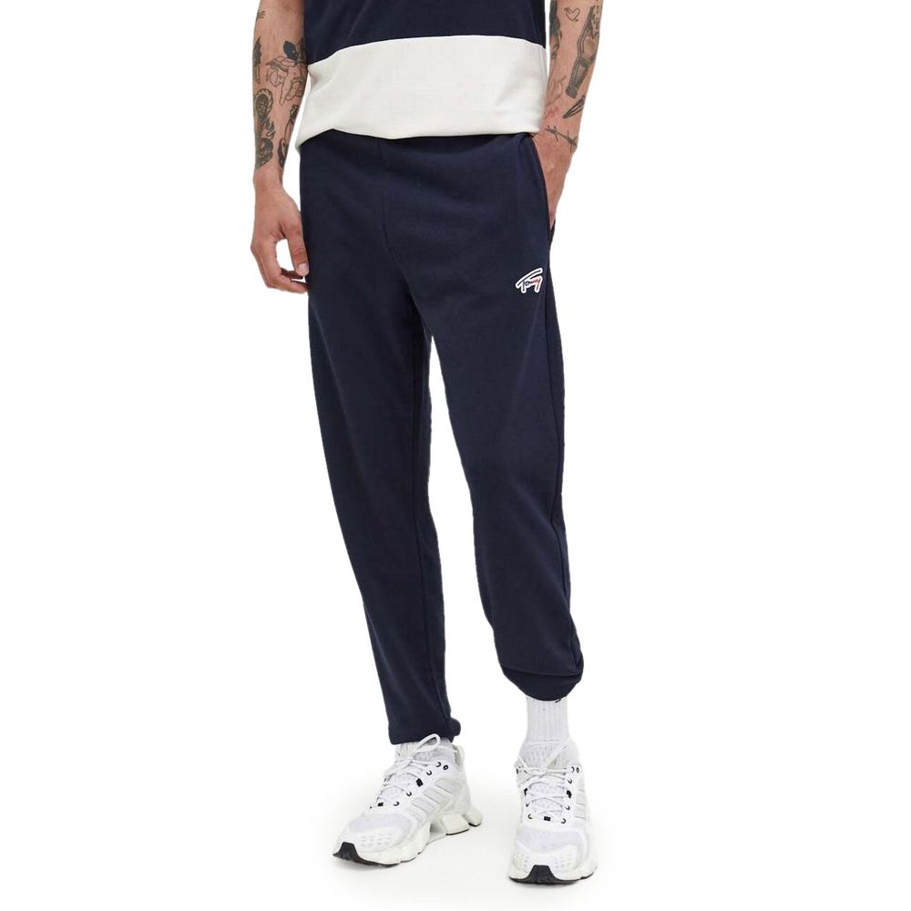 Blue Cotton Joggers (Workout Pants)