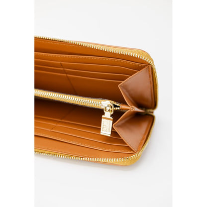 Beige Leather Wallet