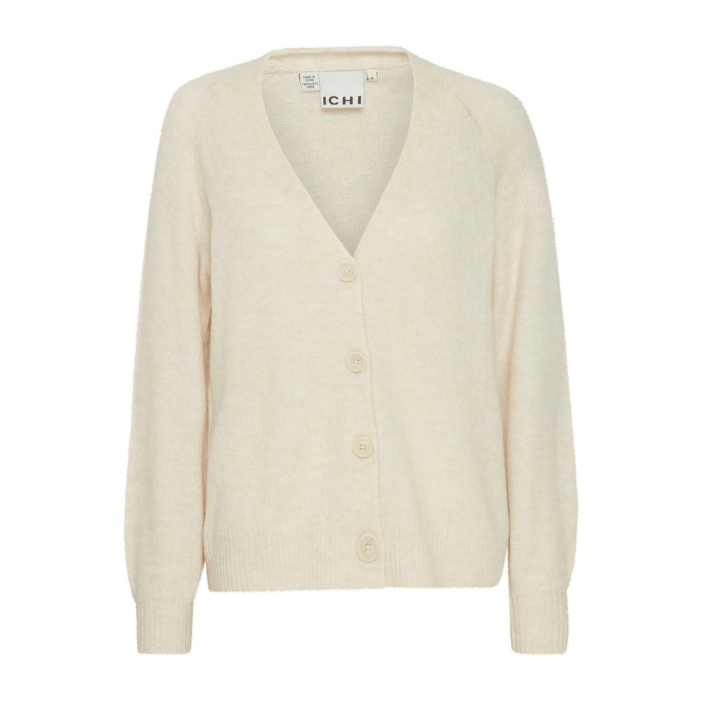 Beige Acrylic Cardigan