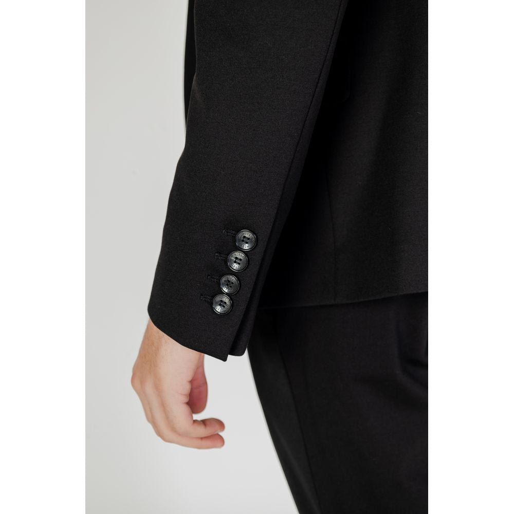 Black Polyester Suit