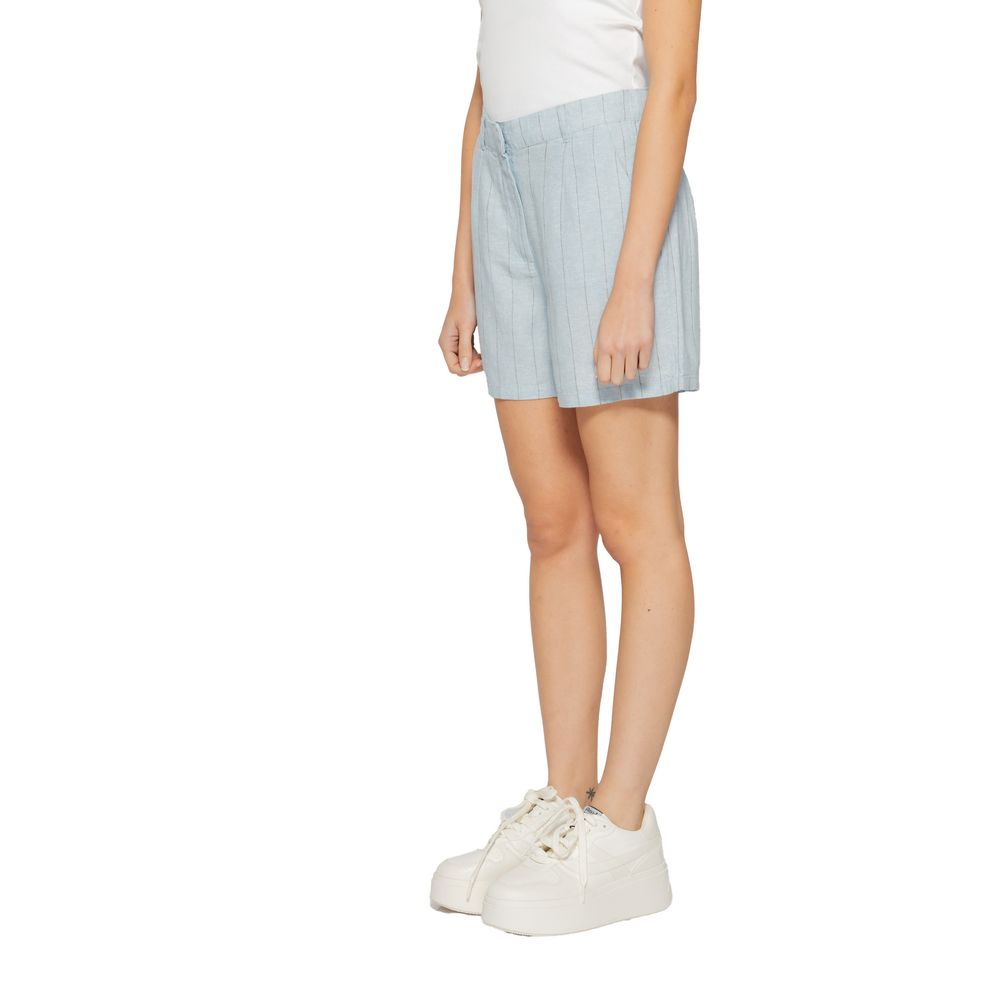 Light Blue Linen Short