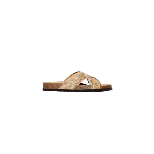 Beige Textile Sandal