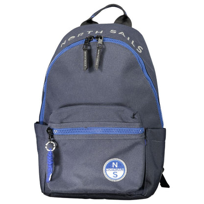 Blue Polyester Backpack