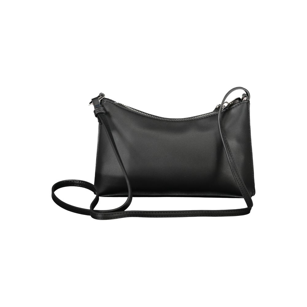 Black Polyester Handbag